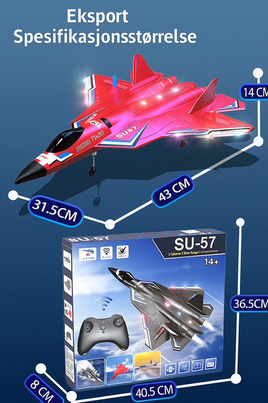 SU-57 RC Fly som tåler vann!