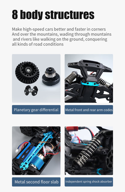 RC 4WD Monstertruck 1:16 38km/t!