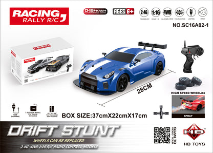 RC Drift Car 1:16 med damp!
